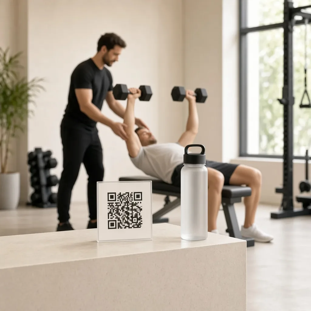 Запись по QR, пока тренер в зале
